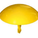 Botón metálico o de aluminio