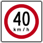 Señales SR restrictivas